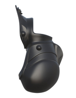 Силиконовый чехол для мошонки с эрекционным кольцом Rock Hard Ball Banger (Цвет: черный)