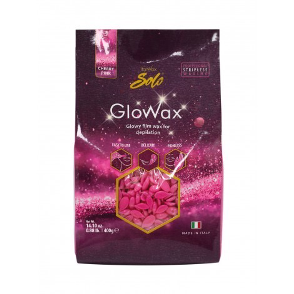 ПЛЕНОЧНЫЙ ВОСК GLOWAX «CHERRY PINK» ITALWAX 400гр