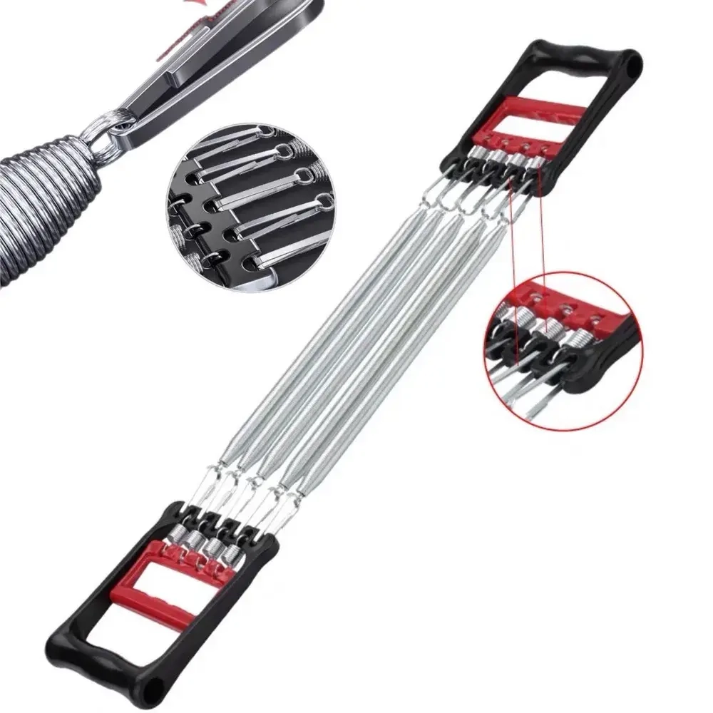 Эспандер пружинный 3 в 1 плечевой, грудной / Эспандер тренажёр универсальный кистевой 5 пружин