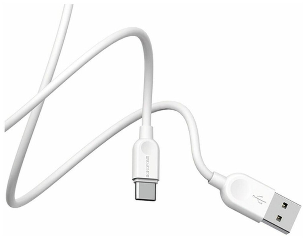 Кабель USB - type-c  Borofone BX14  - Белый