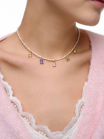 Колье "Pearl mix" Gold