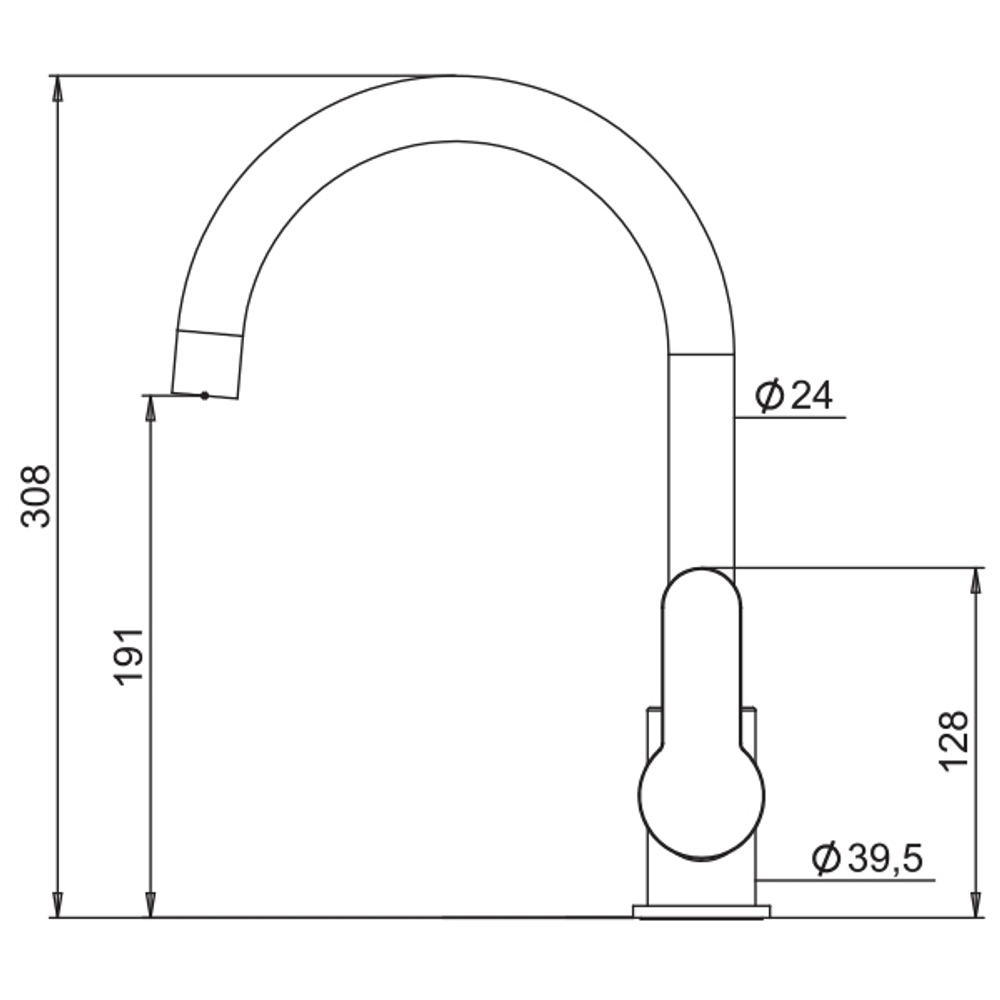 Смеситель для кухни LAPARET MOLERA N3063402LPT