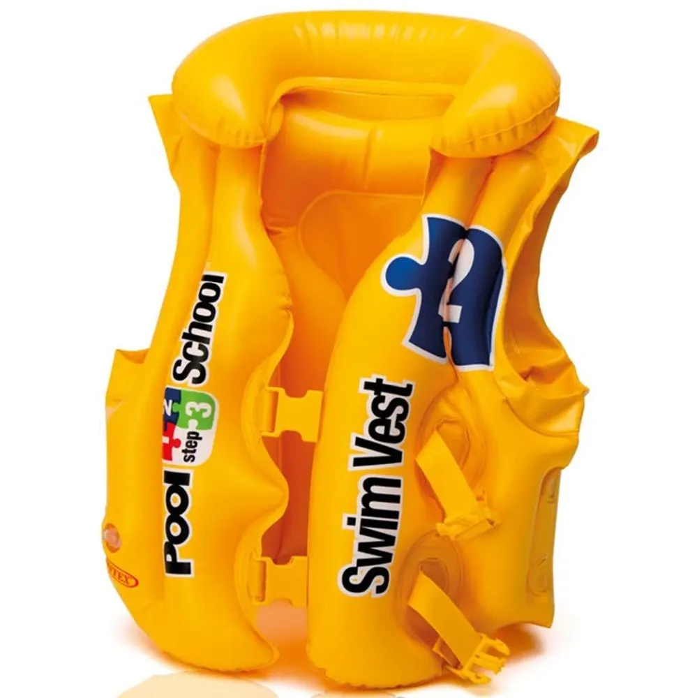 Жилет надувной детский Pool School от 3-6 лет Intex (58660EU) Жилет надувной детский Pool School от 3-6 лет Intex (58660EU)