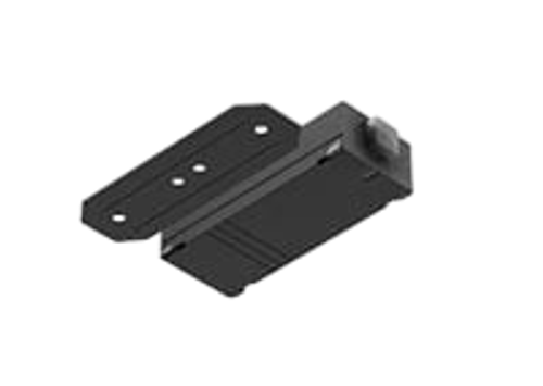 COLIBRI трековый прямой коннектор 220V чёрный, 100 шт/кор