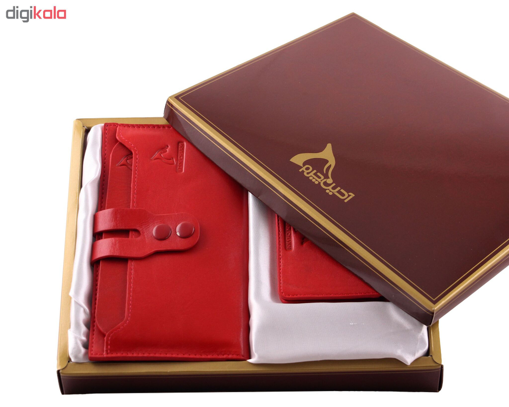 Комплект женский кошелек и ключница Barez Leather натуральная кожа Иран DS60 333
