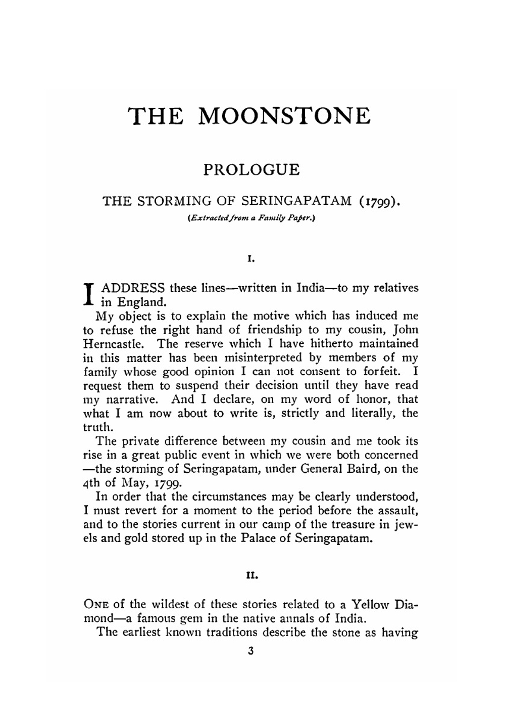 The Moonstone | Wilkie Collins
