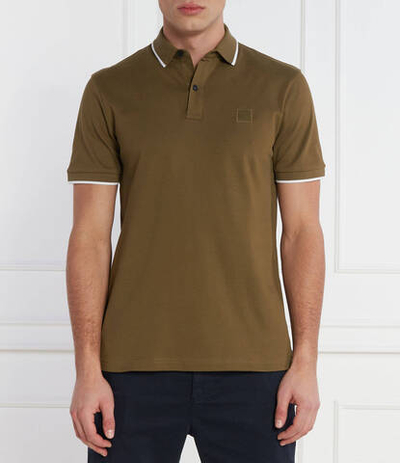 Поло Passertip BOSS ORANGE - хаки(50507699)