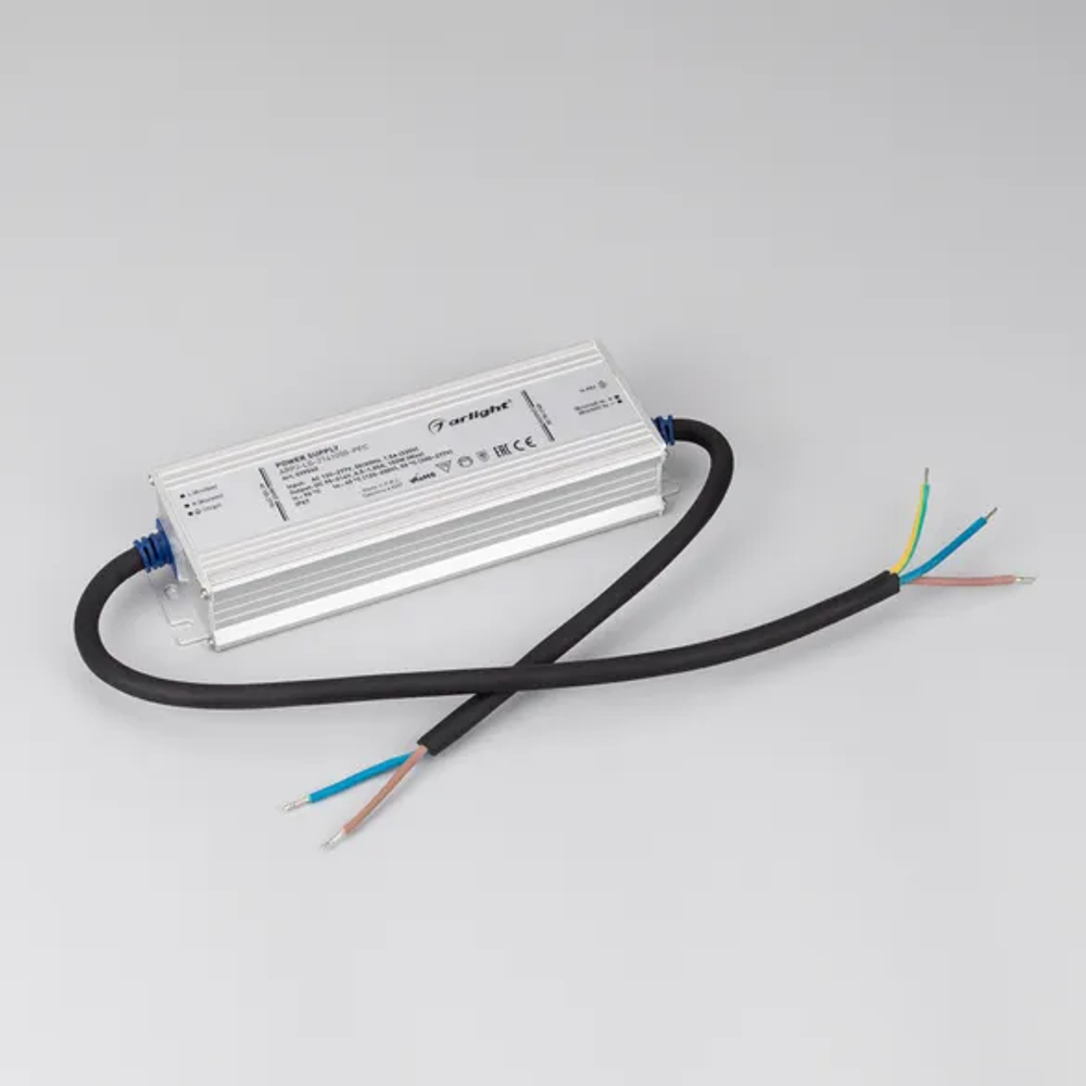 Блок питания ARPJ-LG-2141050-PFC (150W, 95-214V, 0.5-1.05A) (Arlight, IP67 Металл, 5 лет) 039540