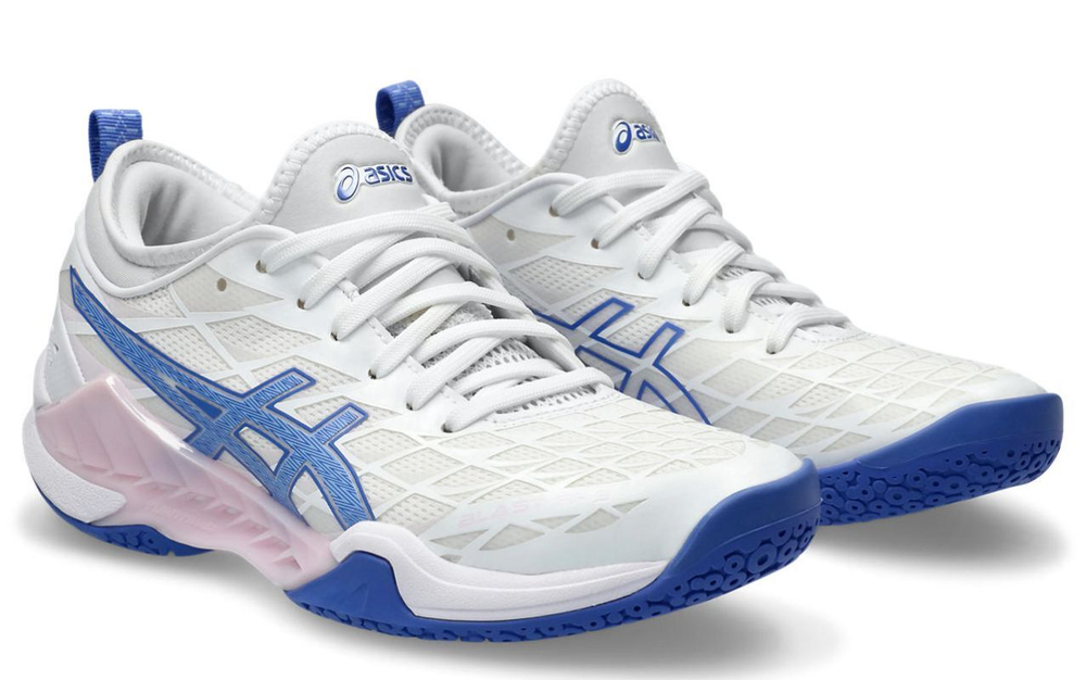Женские кроссовки для бадминтона/сквоша Asics Blast FF 3 - white/sapphire