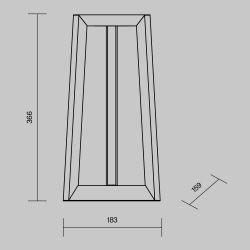 Уличный ландшафтный светодиодный светильник Maytoni Luft O466FL-L12B3K