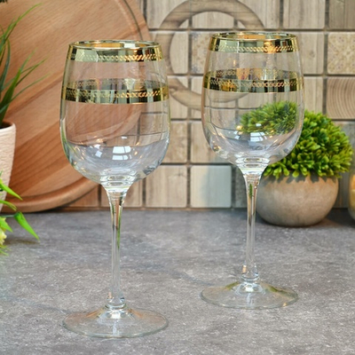 Набор бокалов для вина 2шт 420мл "Лоза"