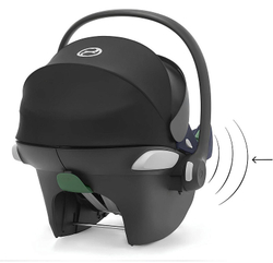 Коляска Cybex Talos S Lux SLV complete Aton B2 Bay Blue 3 в 1 Stone Grey с дождевиками