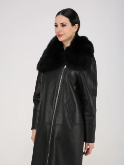 Дубленка зимняя натуральная длинная