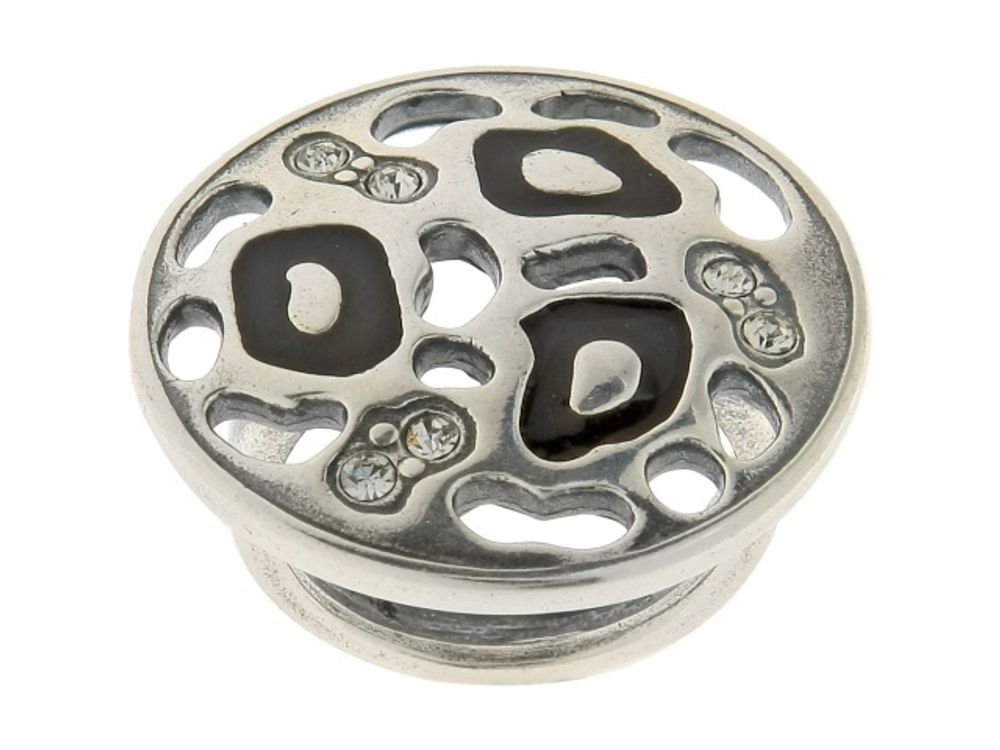 &quot;Хайра&quot; кольцо в серебряном покрытии из коллекции &quot;Дикие кошки&quot; от Jenavi