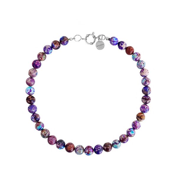 Колье Violetta из бусин камня