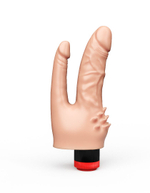 Анально-вагинальный вибромассажёр LOVETOY, шипы для клитора, 17 см