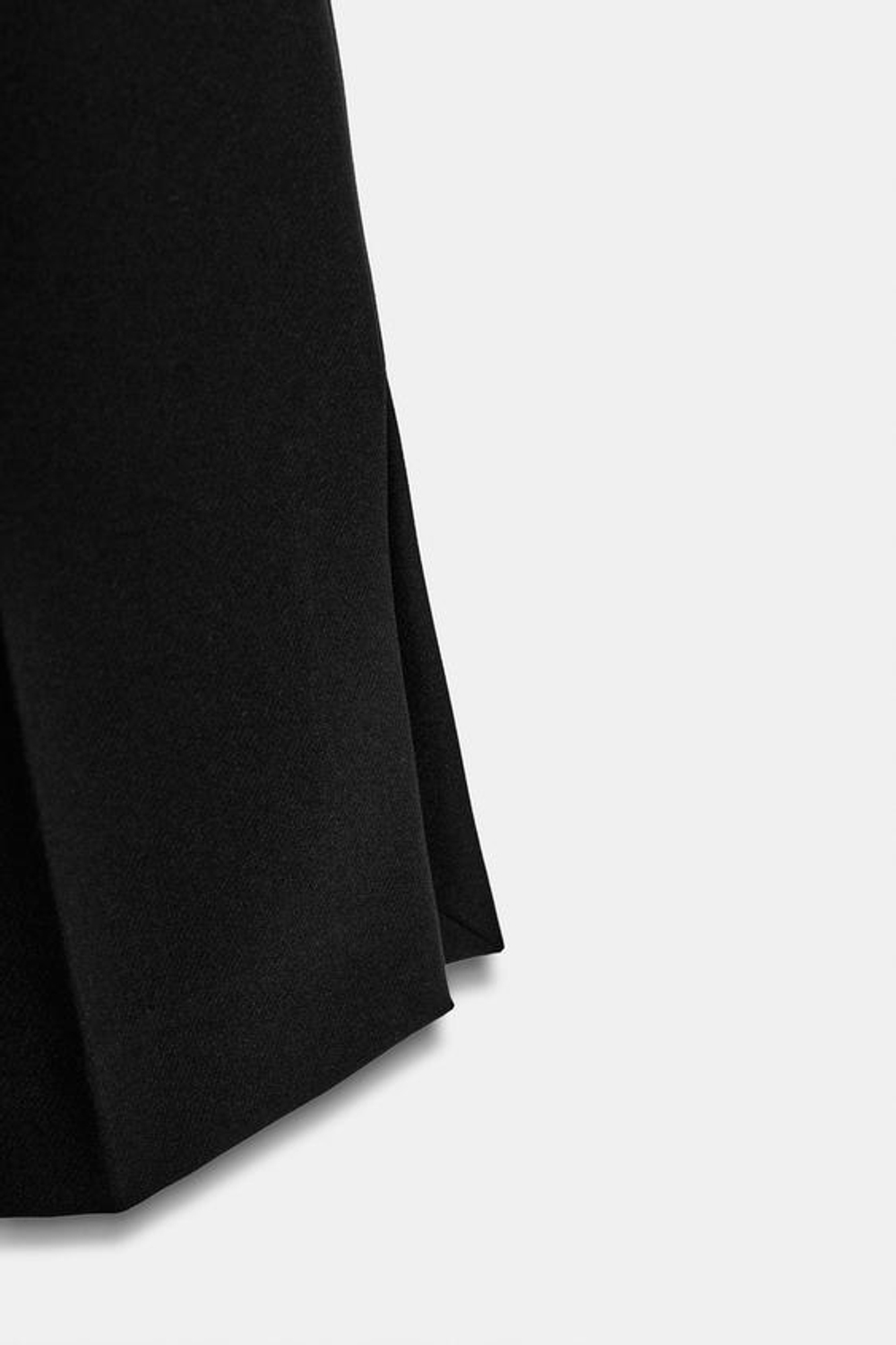 ZARA УКОРОЧЕННЫЕ БРЮКИ С ВЫСОКОЙ ПОСАДКОЙ — ZW COLLECTION, ЧЕРНЫЙ