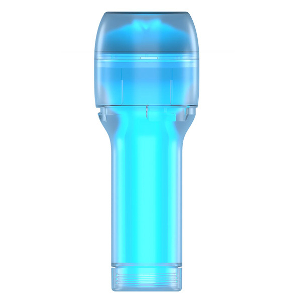 Прозрачно-белый мастурбатор 22,4см (светится в темноте) Kiiroo Feel Glow Stroker