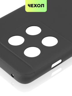 Чехол BROSCORP для OnePlus 10 Pro оптом (арт. ONEPLUS-10P-COLOURFUL-BLACK)