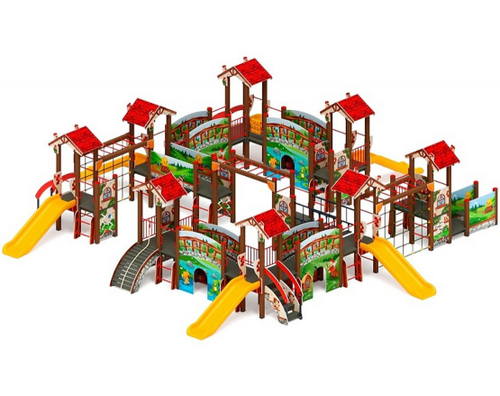 Детский игровой комплекс В гостях у сказки Н 900 ДИК 1.05.01-31