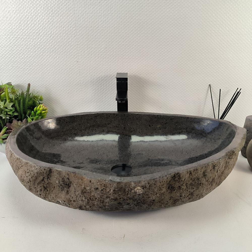 Раковина из речного камня RS-65407 75*50*15 0863