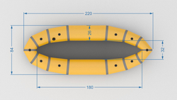 Пакрафт ТПУ ExpedBoats Якут 220 Light