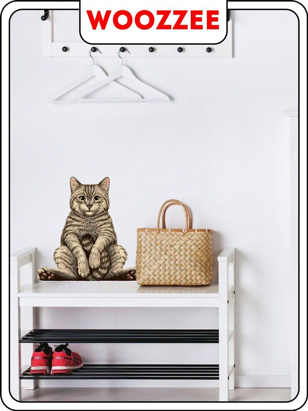 Наклейка декоративная А3 "Ждун"