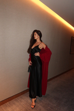 Кардиган в винном цвете