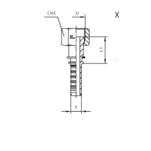Фитинг DN 38 ORFS (Г) 2