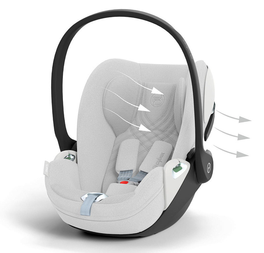 Коляска 3 в 1 Cybex Priam IV Matt Black complete и автокресло Cloud T i-Size Platinum White Plus Cozy Beige