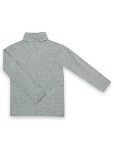 Водолазка для мальчиков 011_ШБ дл.рукав, серый меланж р.128 (Батик)