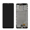 Дисплей Samsung Galaxy A31 в сборе с тачскрином на рамке (Black) (OLED)