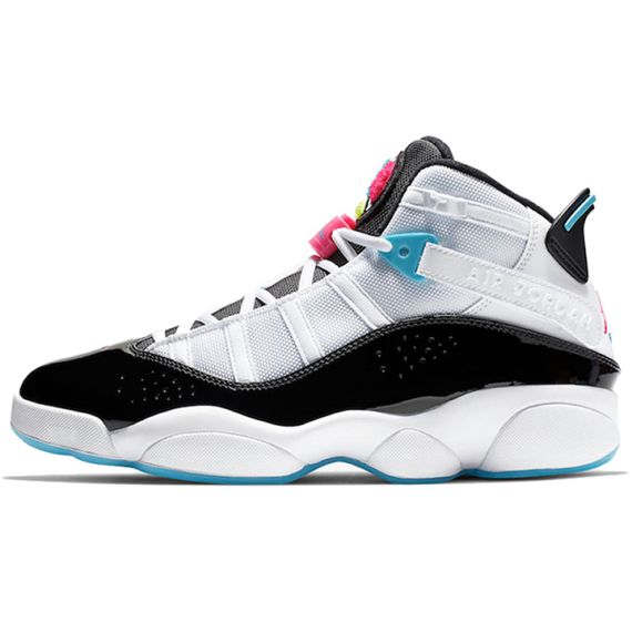 Jordan Air Jordan 6 Кольца Винтажные баскетбольные кроссовки Высокие Мужские