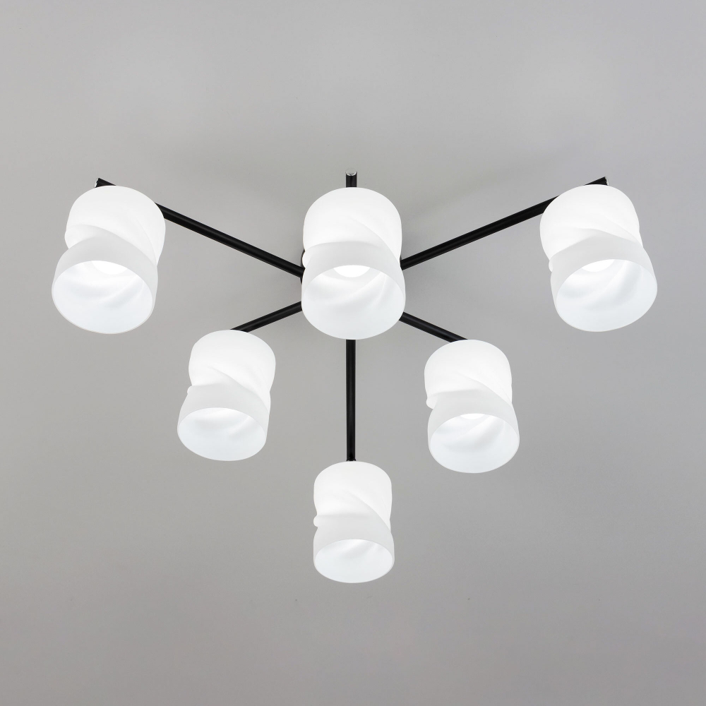 Citilux Нильс CL132165 Люстра потолочная Чёрная