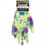 Перчатки нейлоновые «Фантазия-Фиалка» с ПВХ покрытием полуоблитые 8 р-р ДоброСад