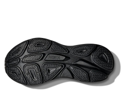 Кроссовки для бега мужские Hoka Bondi 9 M Черно-серебристые