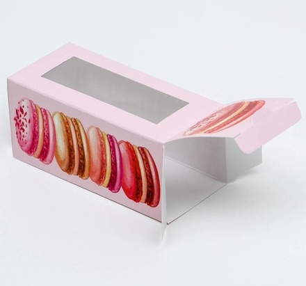 Коробка для макарун «Макаруны», 5.5 × 12 × 5.5 см