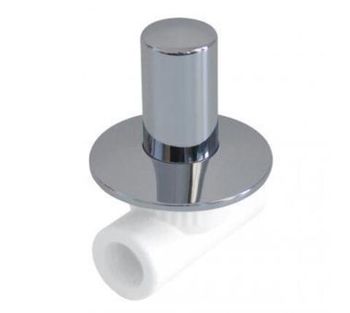 Вентиль c хром. ручкой п/штукатурку KALDE 25