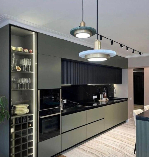 Примеры современных кухонь в дизайне из интернета