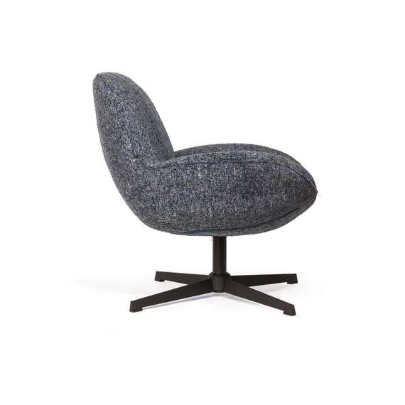 Крутящееся кресло Mateo, синее букле