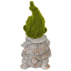 GAEM Фигурка декоративная "Гном на черепахе", L12 W8 H18 см