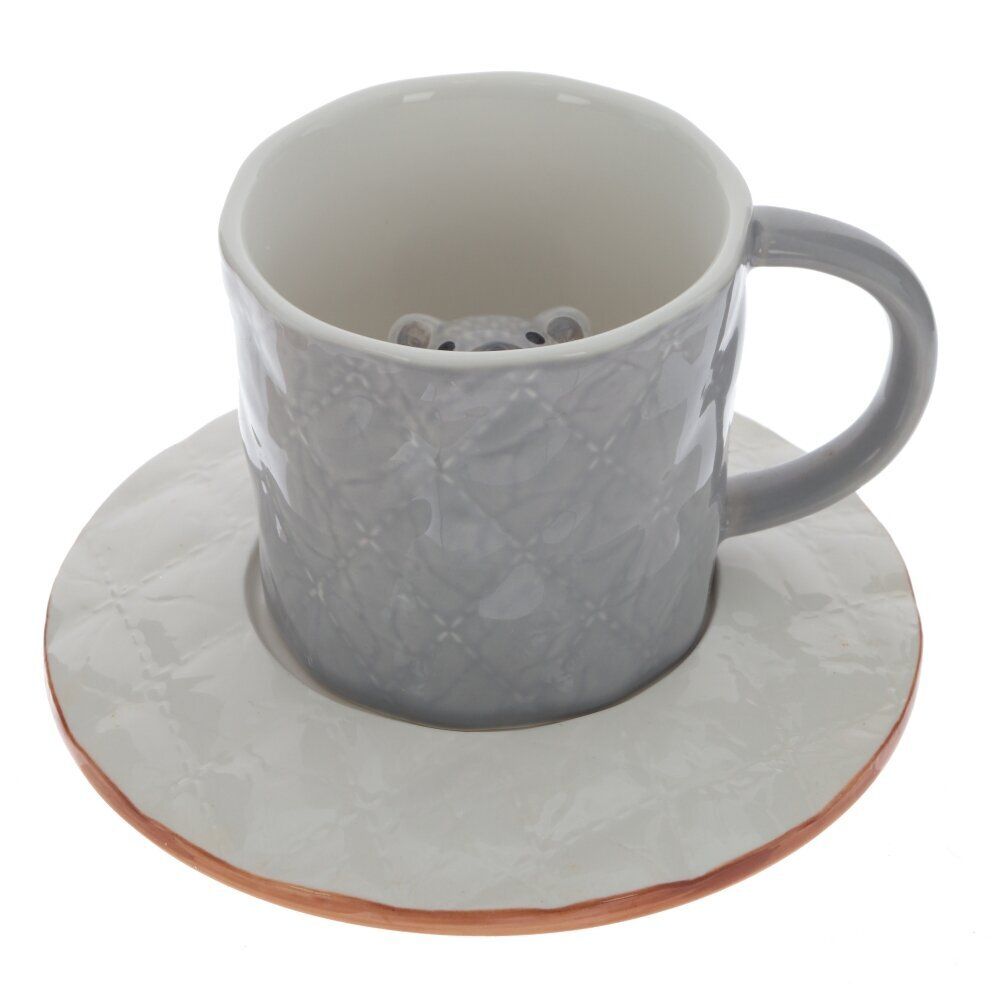 GAEM Кружка с блюдцем, 250 мл, L14 W14 H9 см, 4в.