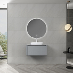 Тумба с раковиной Black&White Universe 80 см U915.800 glossy light grey