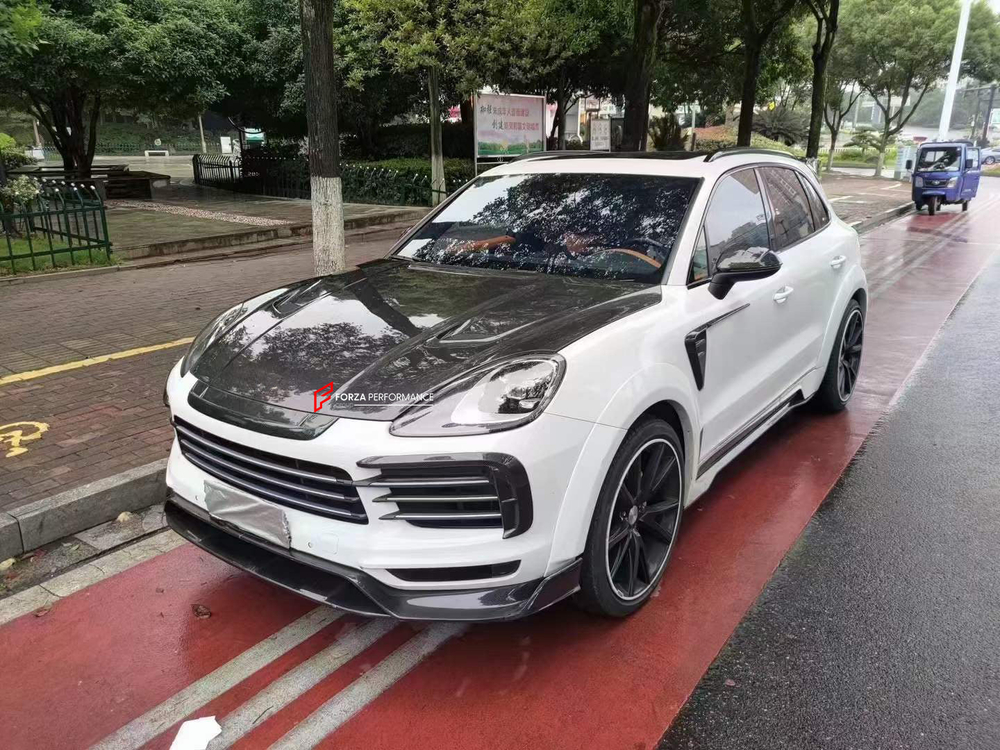 Широкий карбоновый обвес для PORSCHE CAYENNE III 9YO 2018+
