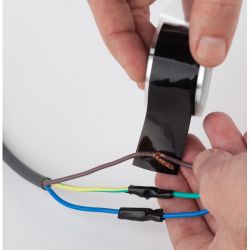 Изолента ЭРА PRO PROSS25 силиконовая самослипающаяся 25 мм х 3 м черная | Изолента