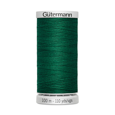 Нитки суперкрепкие Gutermann Extra Strong M782 №40 (100 метров), 5 кат. | 340 зеленый трилистник
