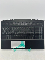 Топ-панель с клавиатурой RU для HP Gaming 15-dk0 / 15-dk1 / 15-dk2 (L57594-251) (L58827-251)