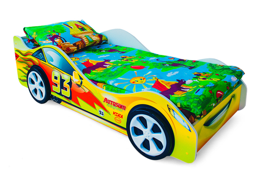 Кровать машина Бельмарко Тачка желтая