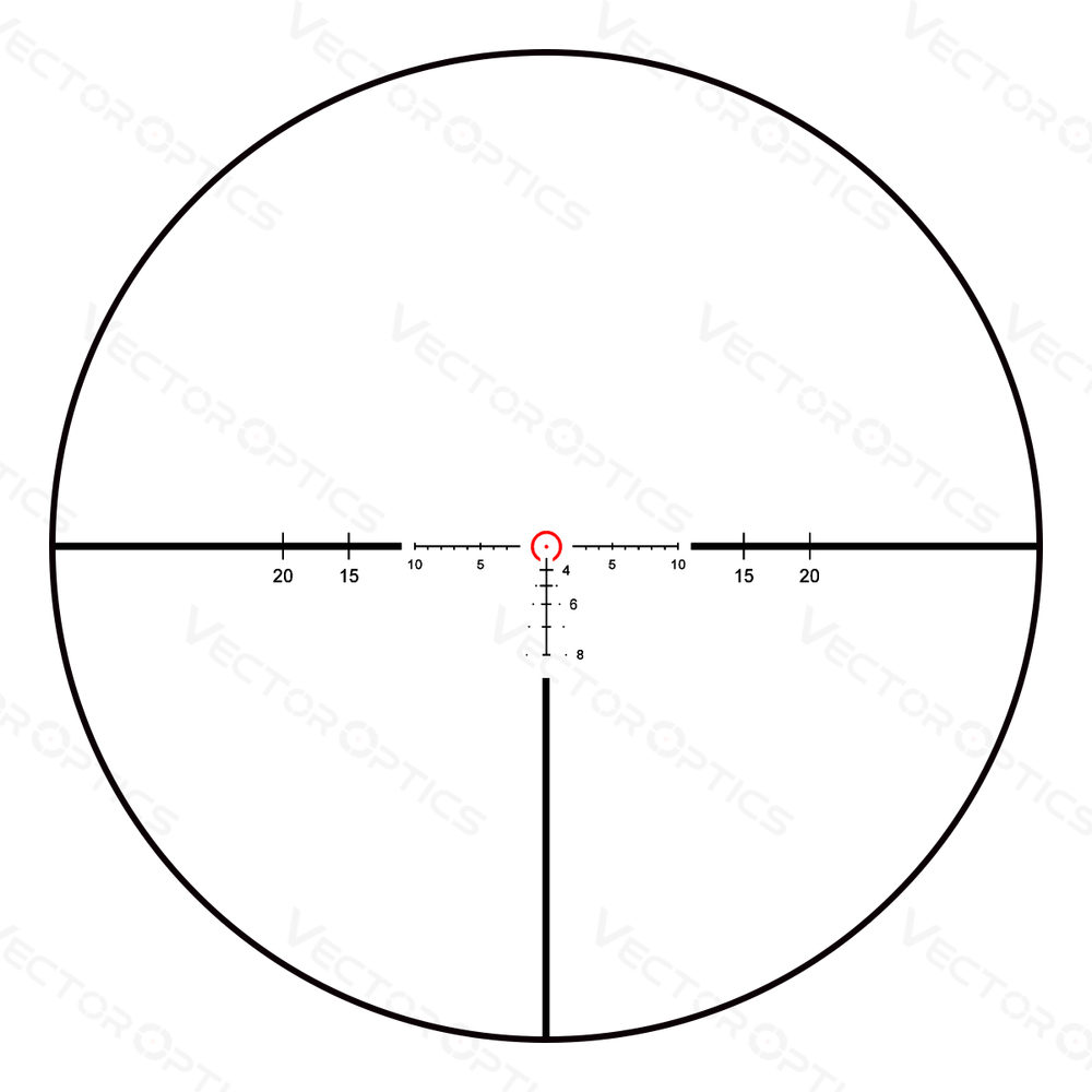 Оптический прицел Vector Optics Continental 1-6x24 Tactical, 30 мм, ( сетка Tactical Dot Mil / с подсветкой / тактические барабаны / азотозаполненный )