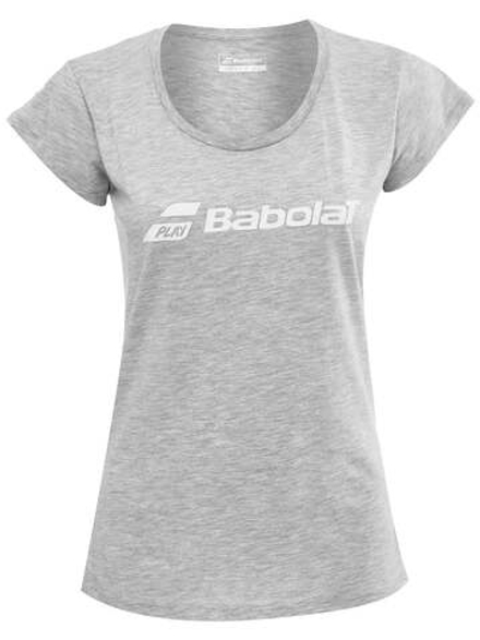 Женская теннисная футболка Babolat Exercise Tee Women - high rise heather
